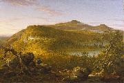 Thomas Cole A View of the Two Lakes and Mountain House Catskill Mountains painting